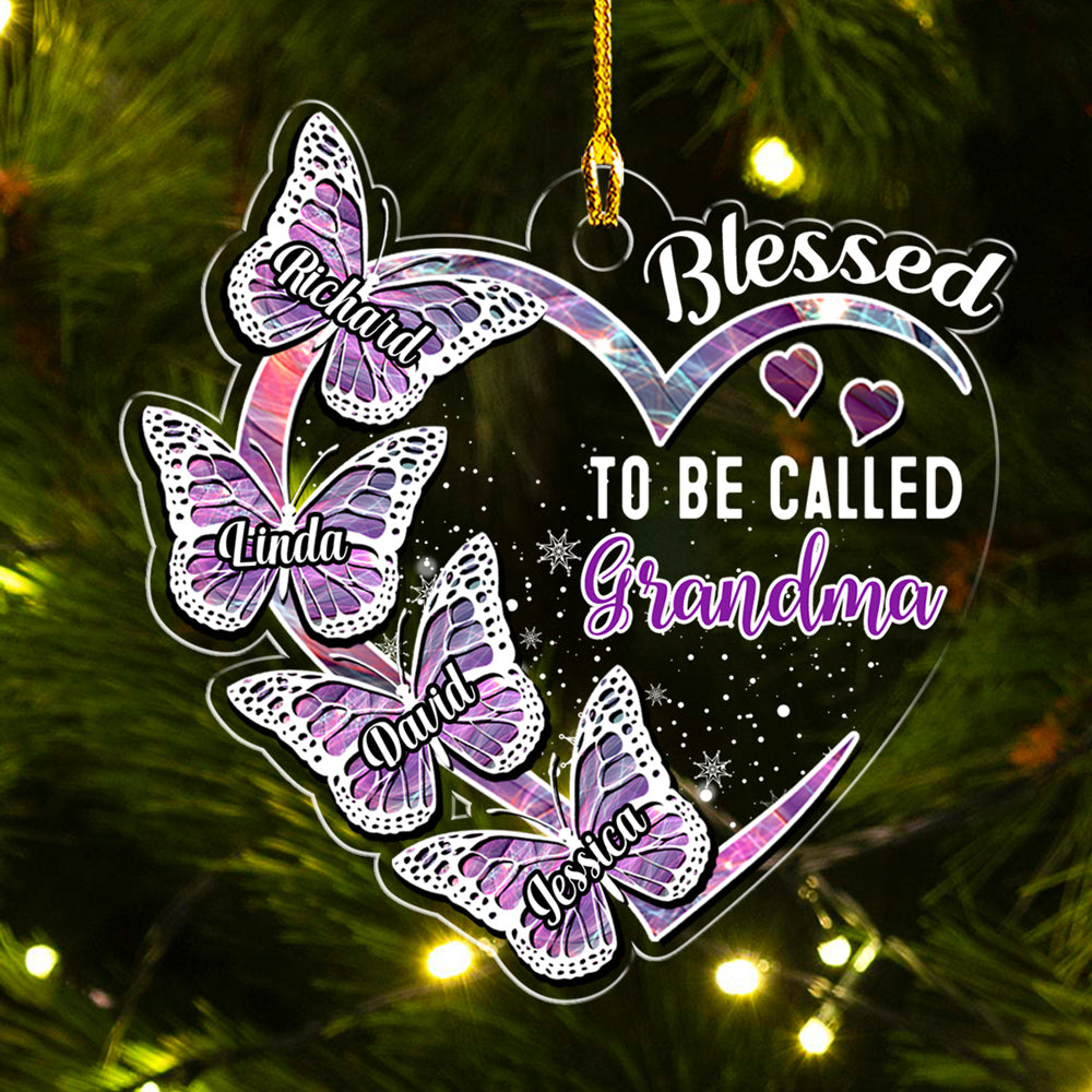 Blessed Mimi -  Personalized Custom Acrylic Ornament
