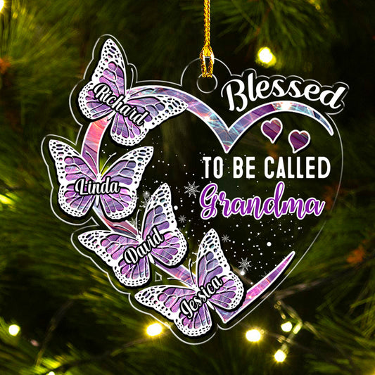 Blessed Mimi -  Personalized Custom Acrylic Ornament