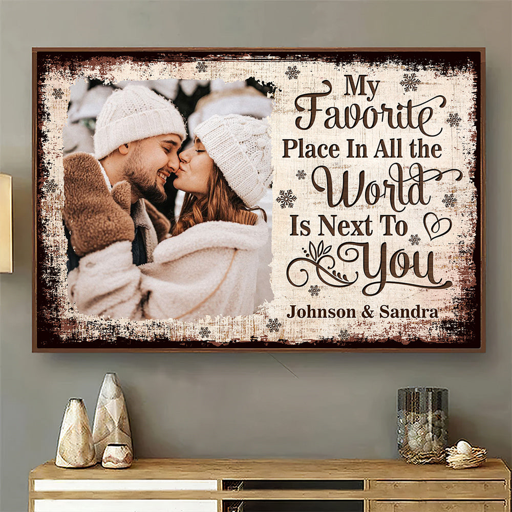 My Favorite Places - Personalized Custom Poster