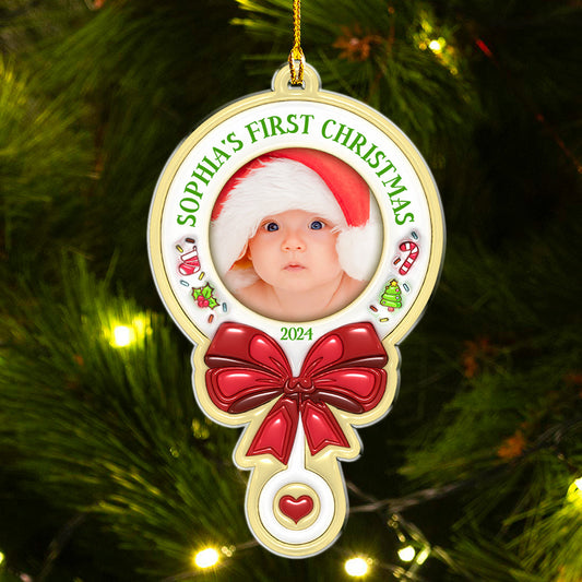 Lovely Baby - Personalized Custom 3D Inflated Effect Acrylic Ornament