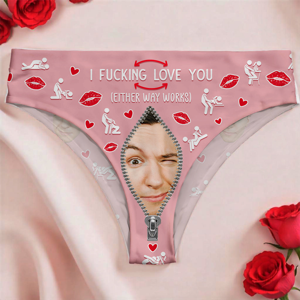 I Love You - Personalized Women Briefs