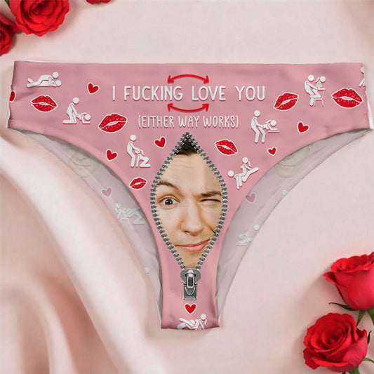 I Love You - Personalized Women Briefs