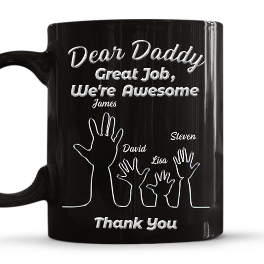 Family Hand -  Personalized Custom Coffee Mug