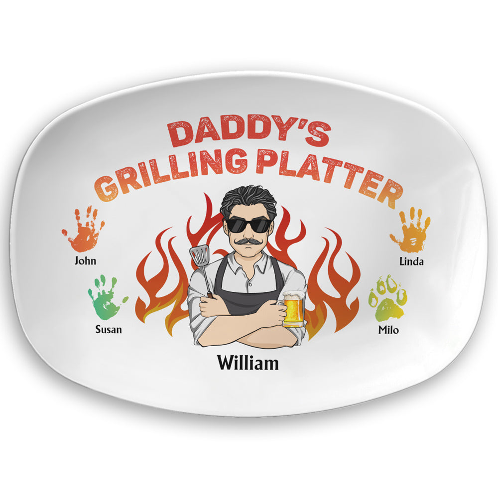 My Dad Is The Best Cook - Personalized Custom Platter