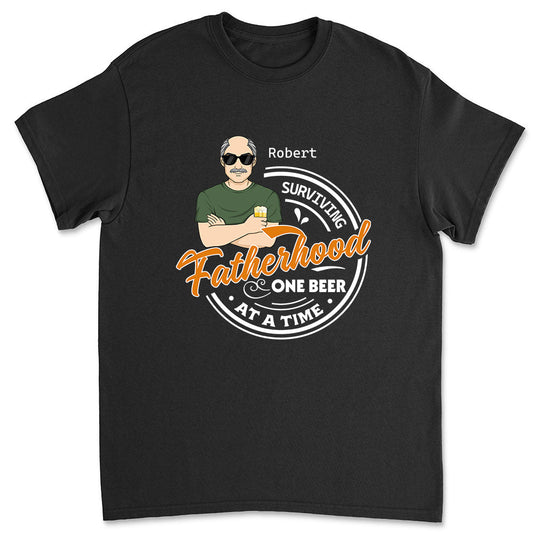 Surviving Fatherhood - Personalized Custom Shirt