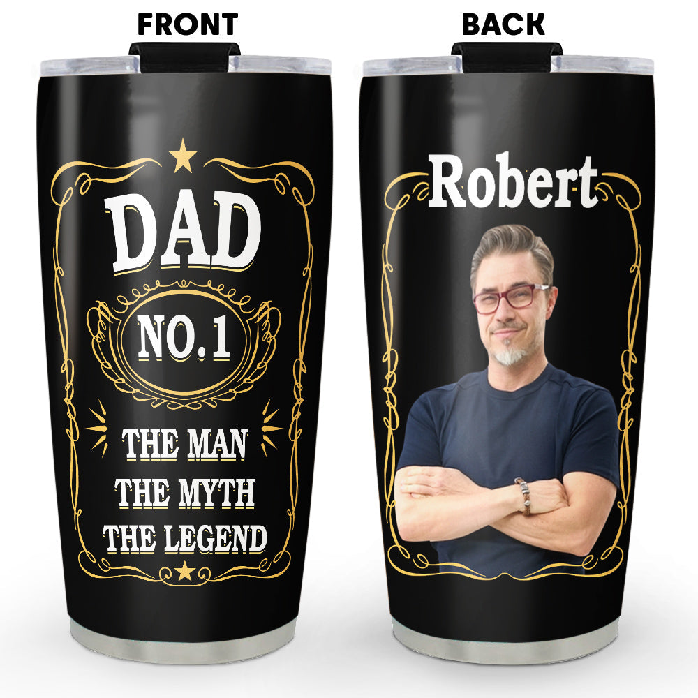 No 1 Dad - Personalized Custom Tumbler