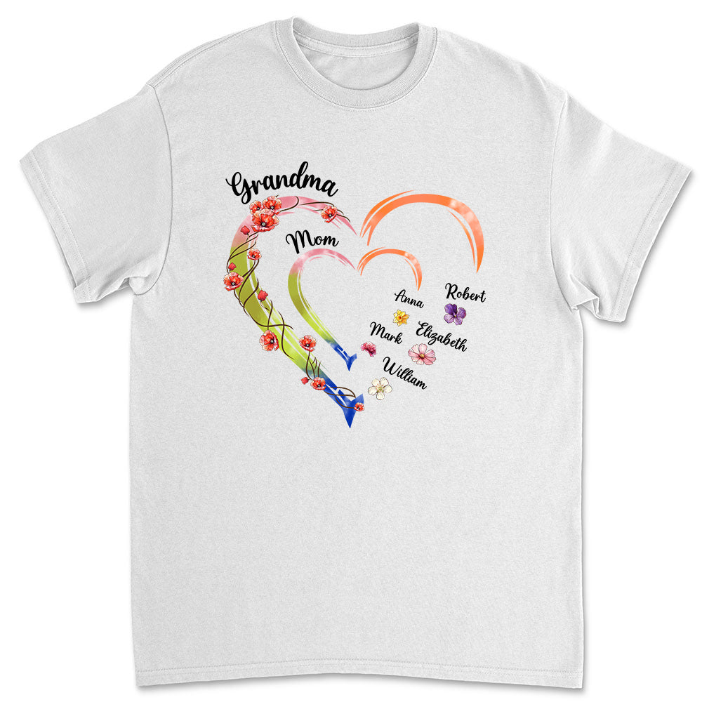 Mom And Grandma - Personalized Custom Shirt