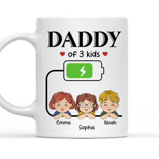 Daddy Of Kid - Personalized Custom Coffee Mug