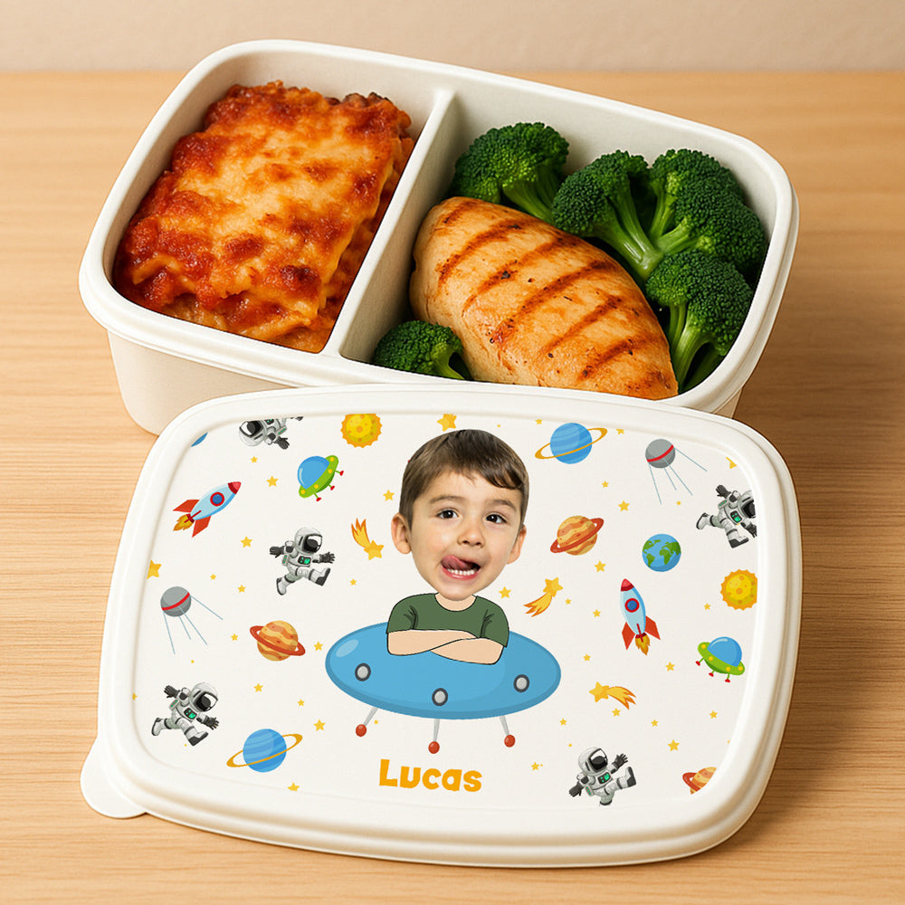 Astronaut In Space - Personalized Custom Lunch Box