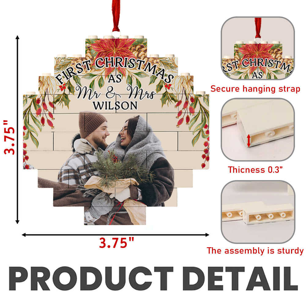 First Christmas - Personalized Custom Puzzle Ornament