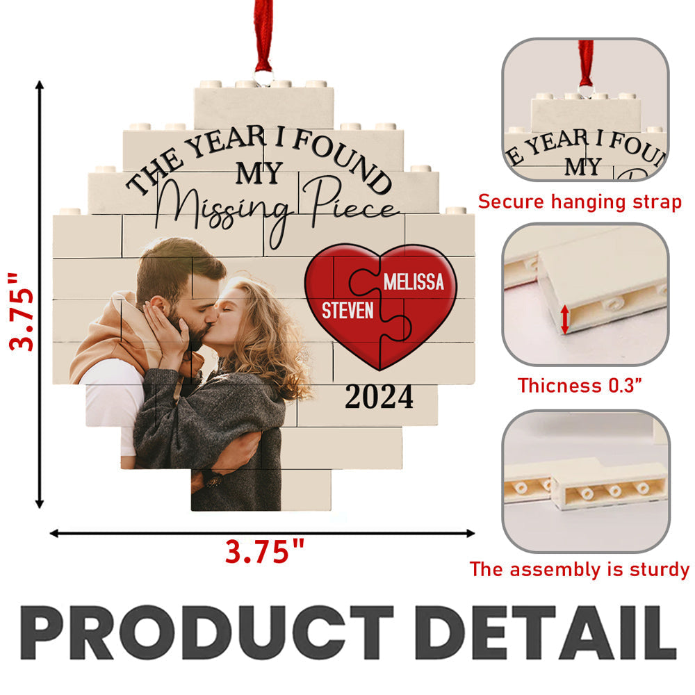 Missing Piece - Personalized Custom Puzzle Ornament