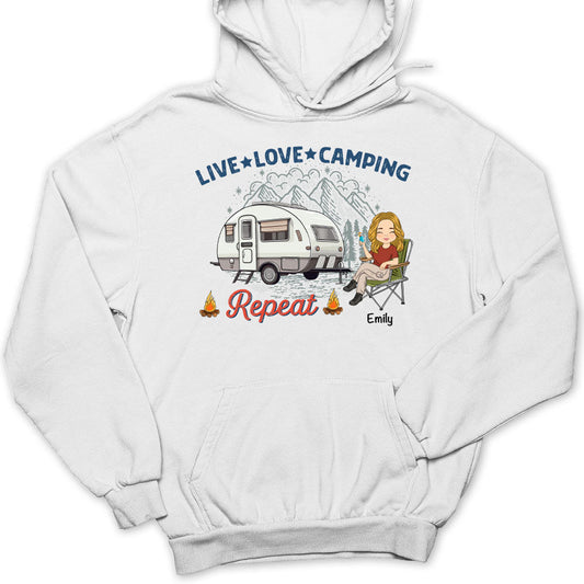 Live Love Camping - Personalized Custom Hoodie