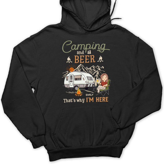 Why Im Here - Personalized Custom Hoodie