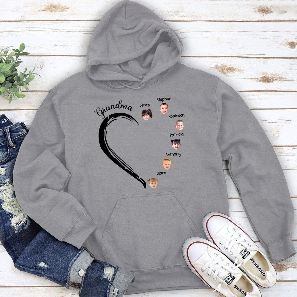 Sweetheart Of Grandma - Personalized Custom Hoodie