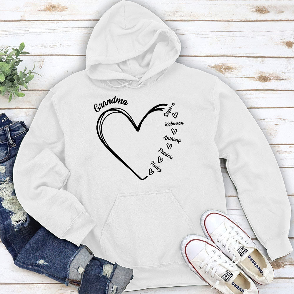 Grandma Is The Best - Personalized Custom Hoodie