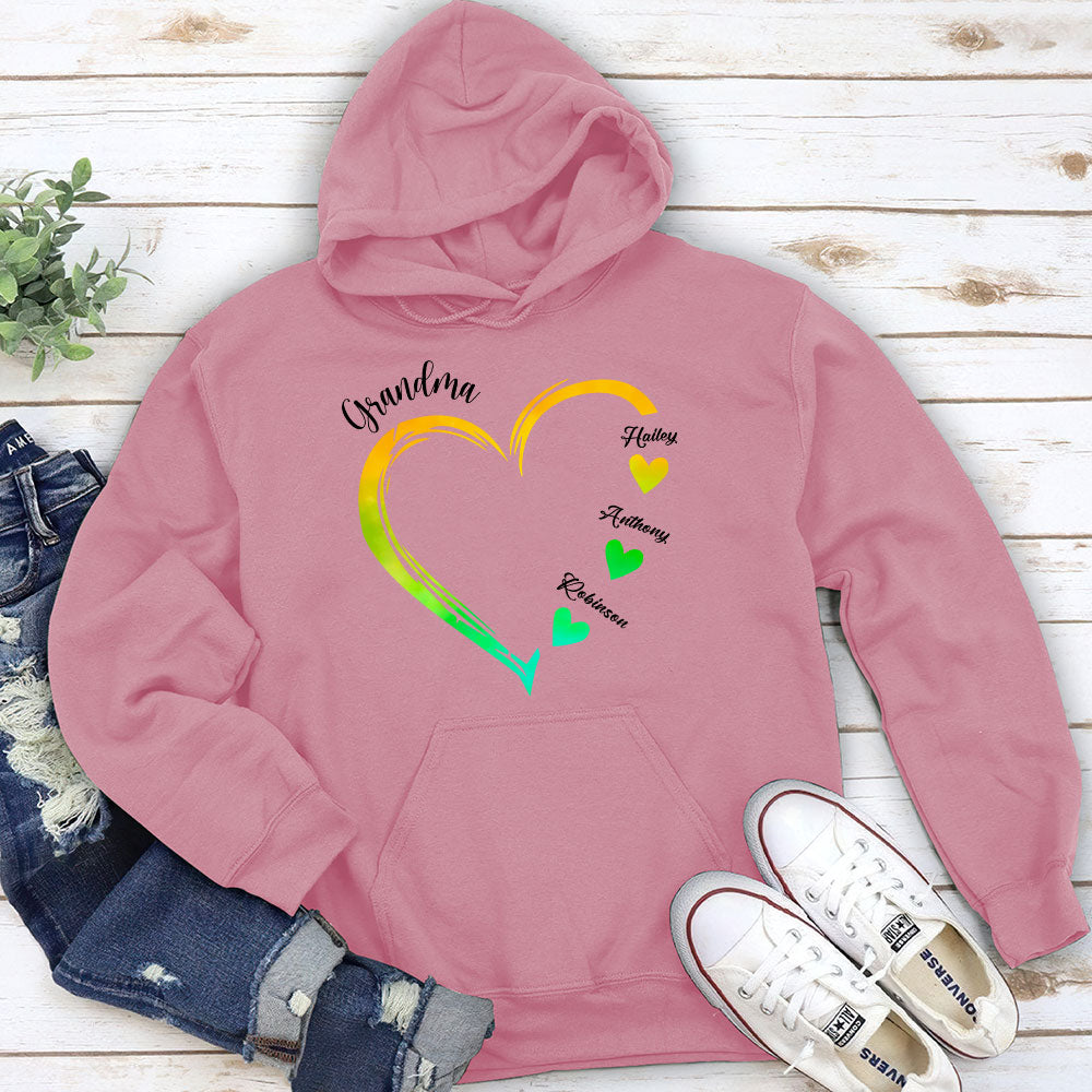 Becoming A Grandmother - Personalized Custom Hoodie