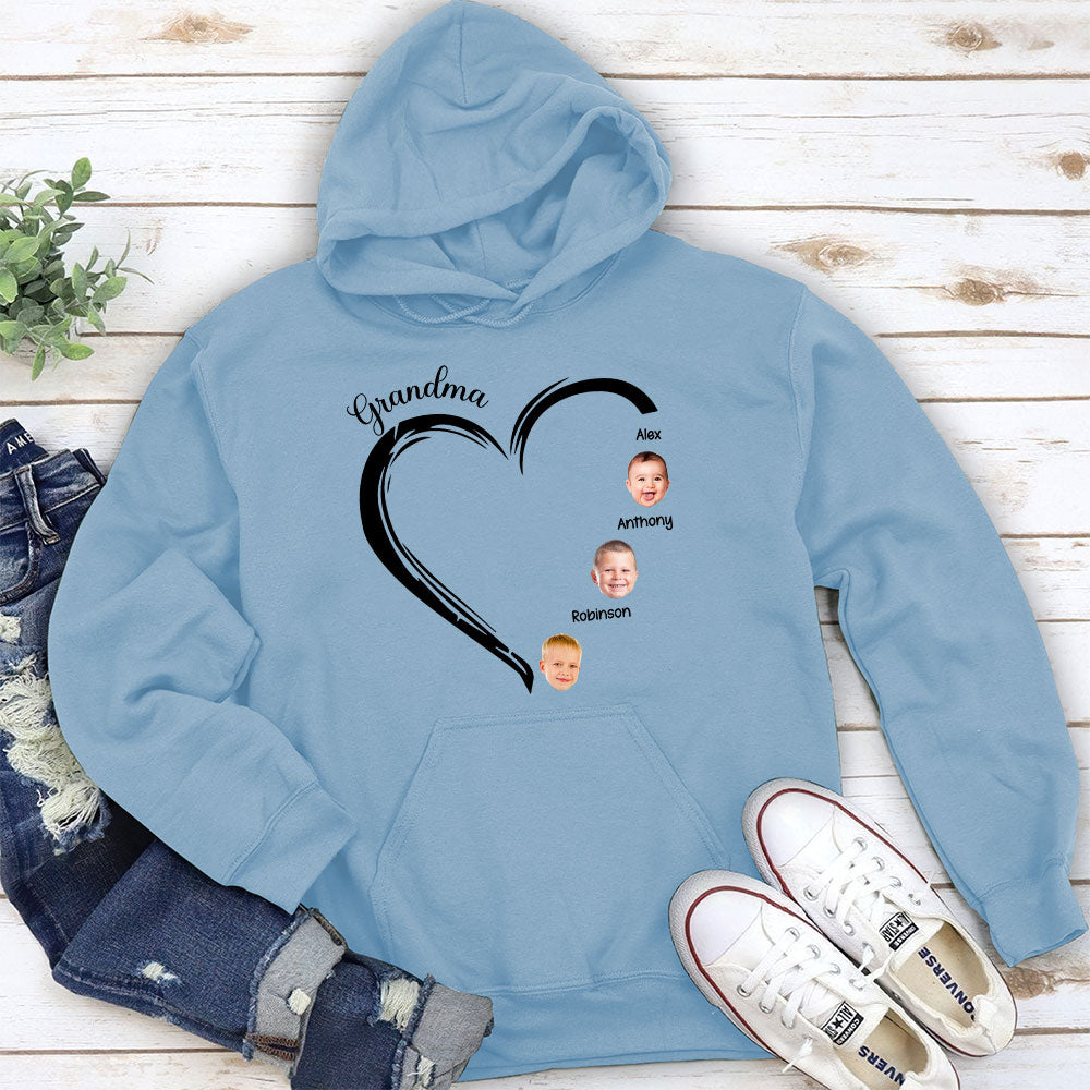 Sweetheart Of Grandma - Personalized Custom Hoodie