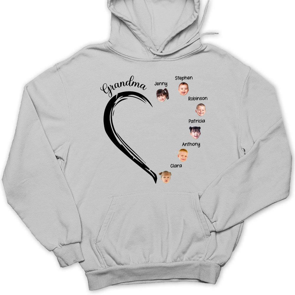 Sweetheart Of Grandma - Personalized Custom Hoodie