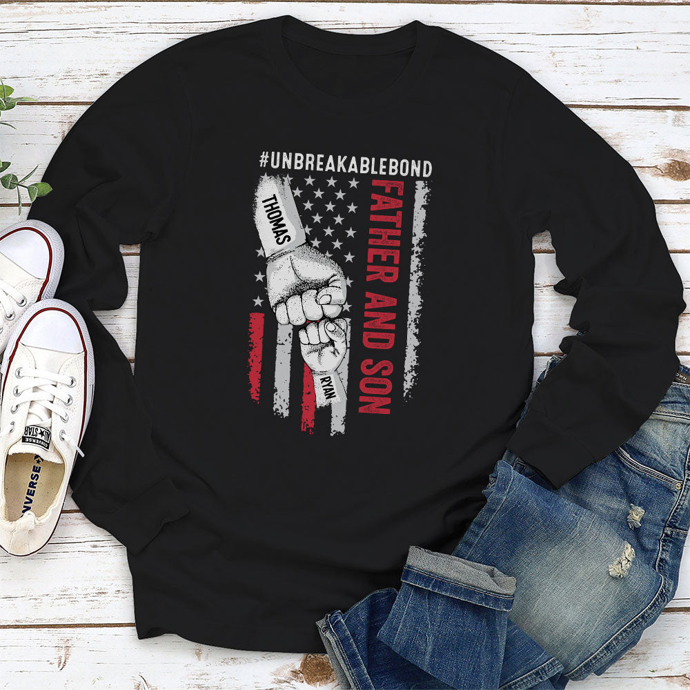 Father Son Unbreakable Bond 1st Version - Personalized Custom Shirt