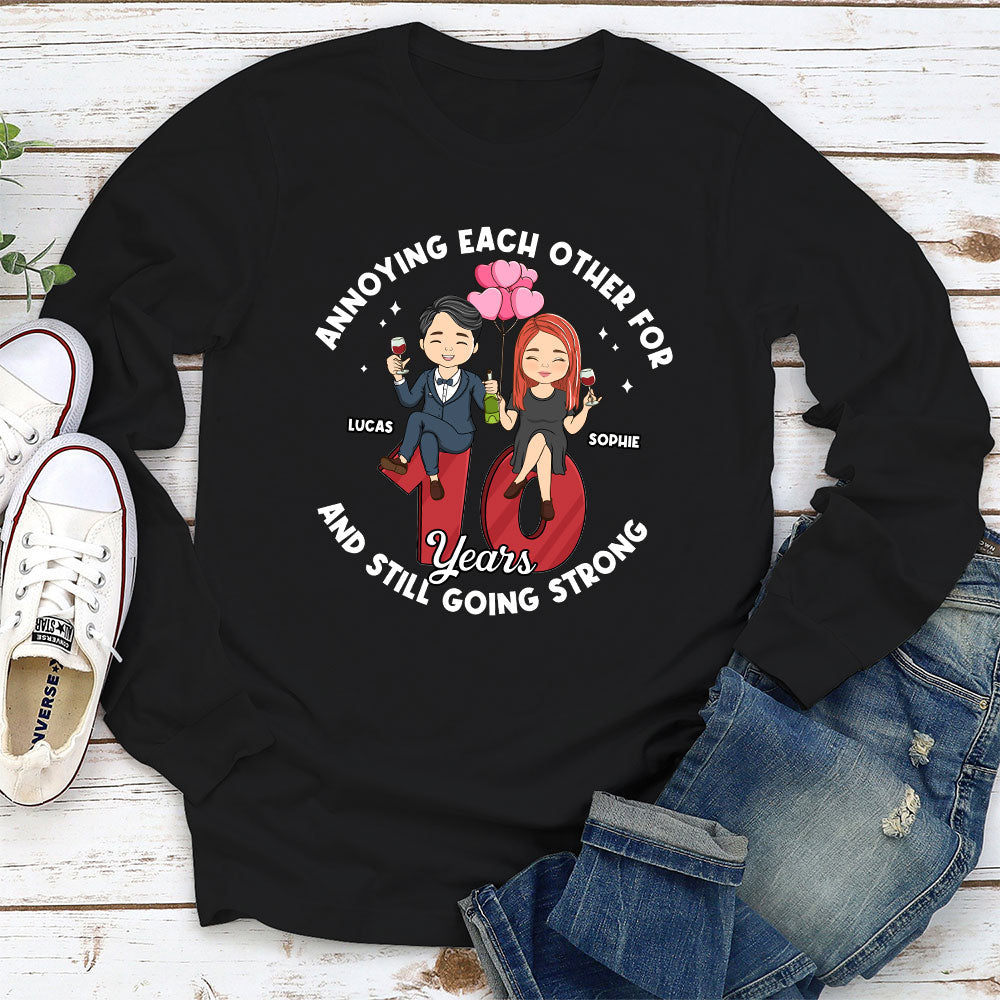 Annoying Each Other - Personalized Custom Long Sleeve T-shirt