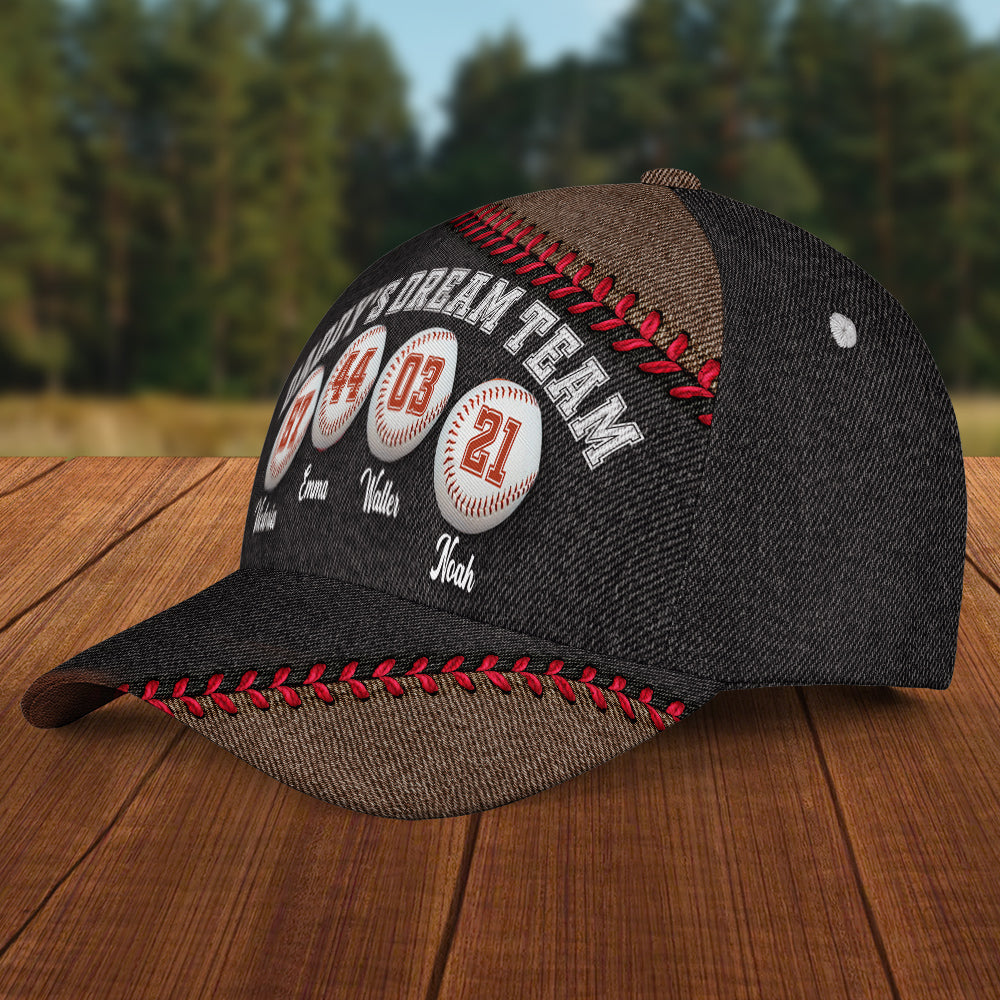 Daddy Dream Team - Personalized Classic Cap