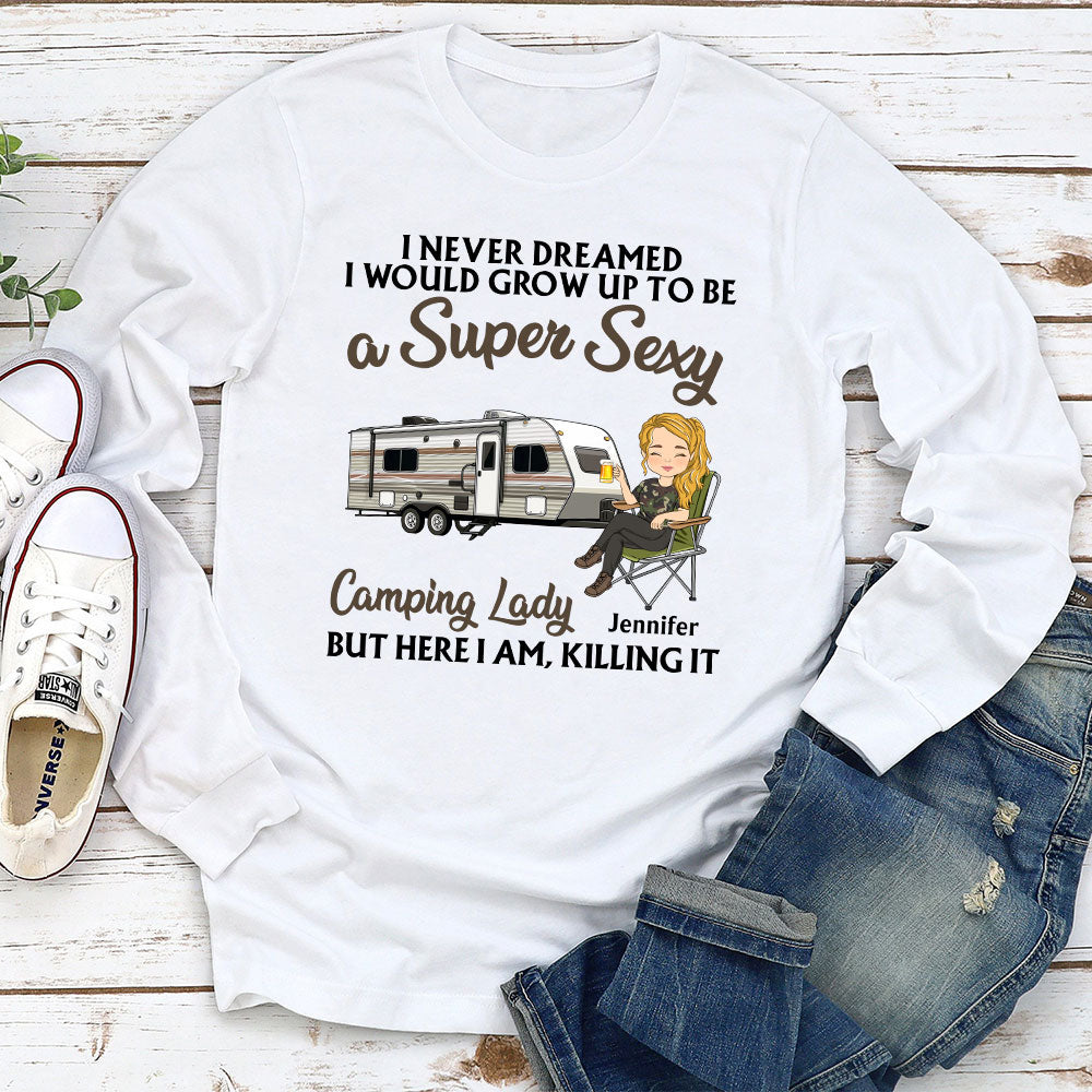 Never Dreamed - Personalized Custom Long Sleeve T-shirt