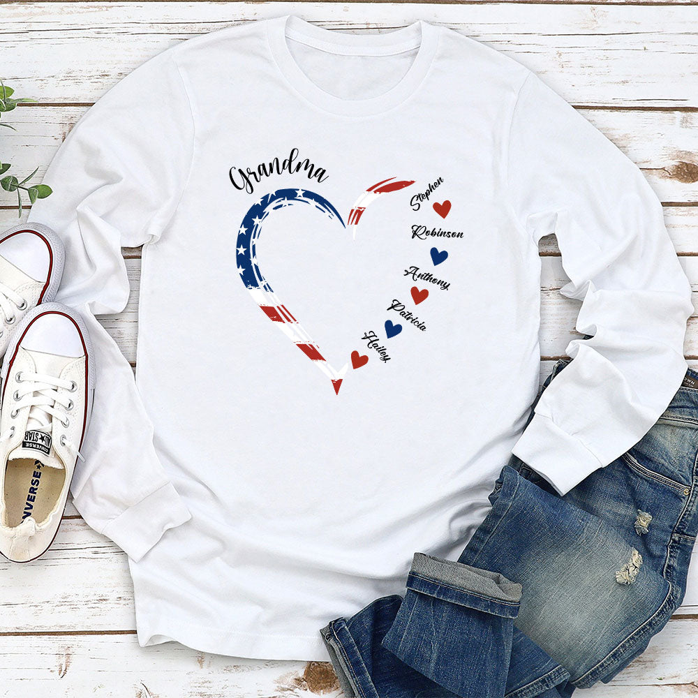 A Garden Of Love - Personalized Custom Long Sleeve T-shirt