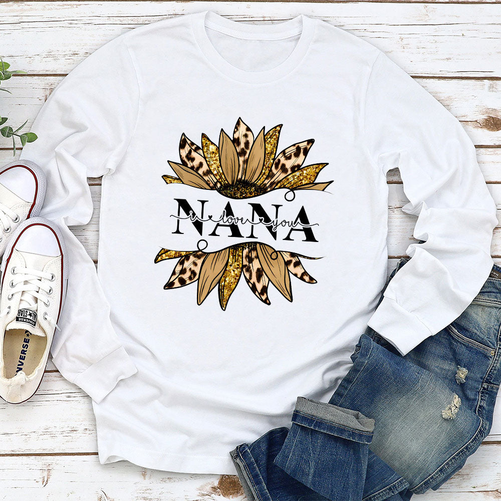 We Love You - Personalized Custom Long Sleeve T-shirt