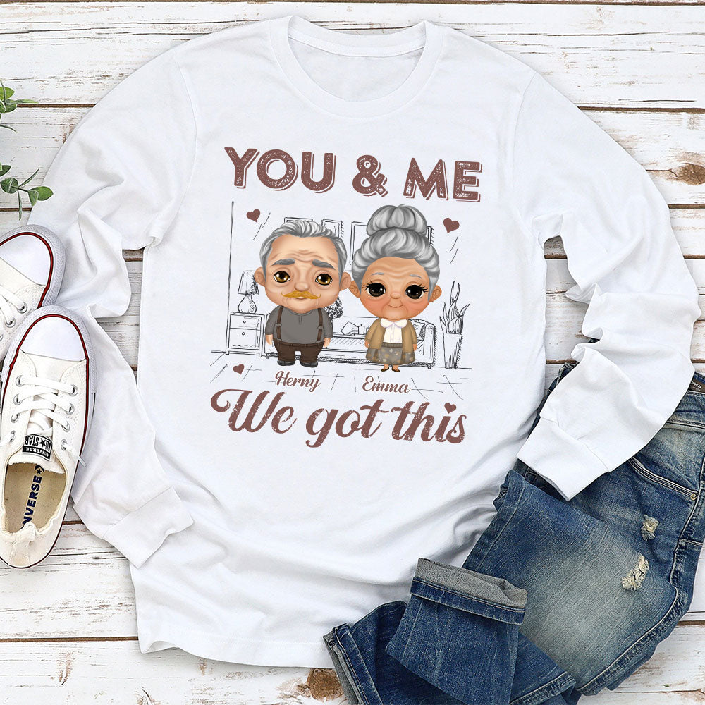 You And Me  - Personalized Custom Long Sleeve T-shirt