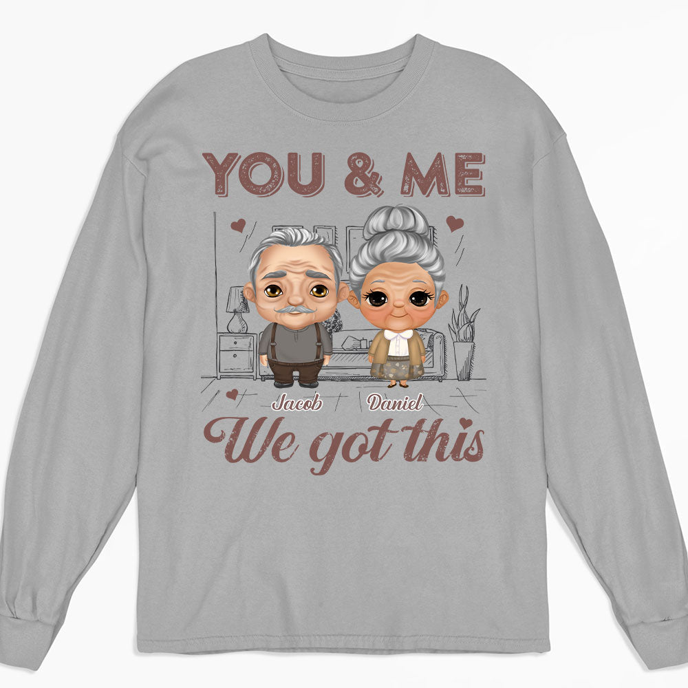 You And Me  - Personalized Custom Long Sleeve T-shirt