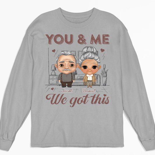 You And Me  - Personalized Custom Long Sleeve T-shirt