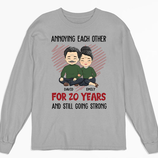 Annoying Each Other - Personalized Custom Long Sleeve T-shirt