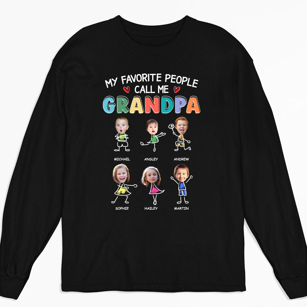 Call Me Grandpa - Personalized Custom Shirt