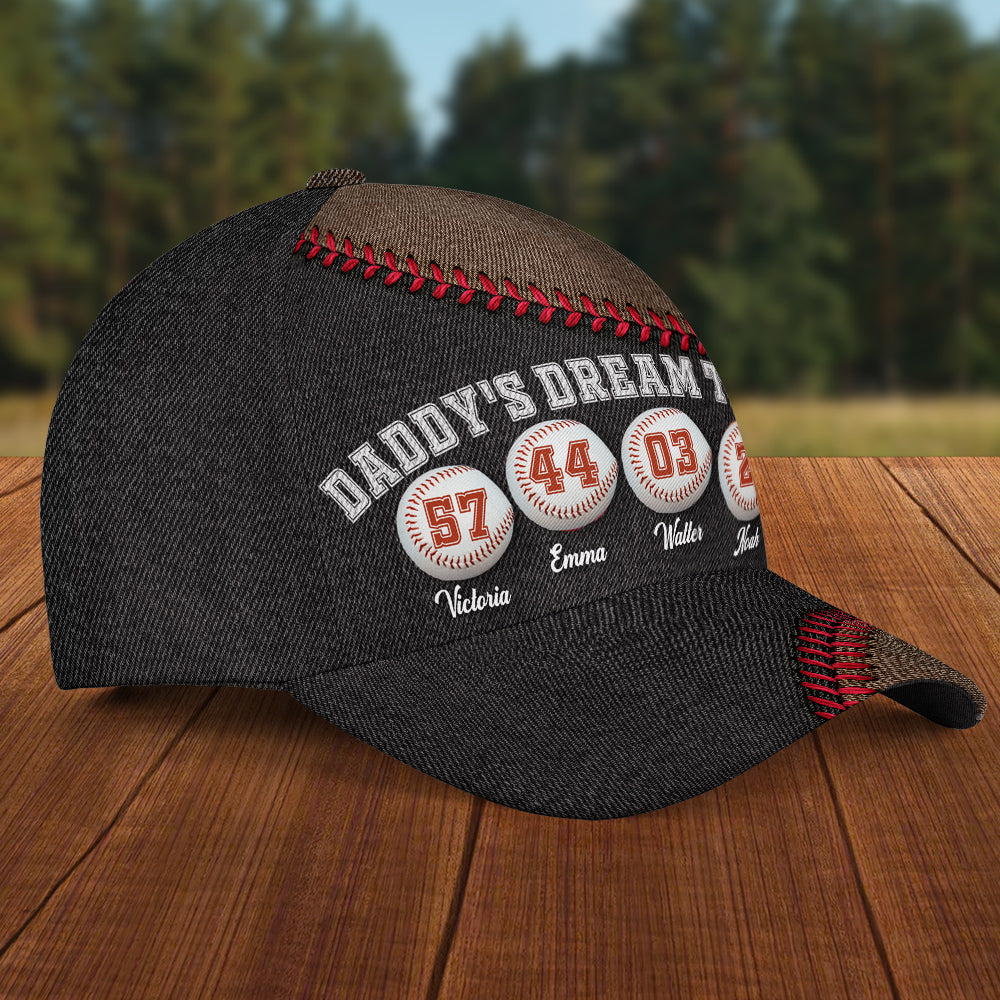 Daddy Dream Team - Personalized Classic Cap