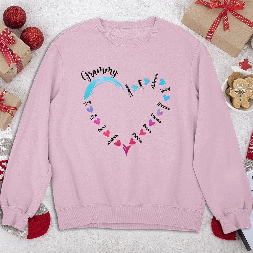 Becoming A Grandmother - Personalized Custom Sweatshirt