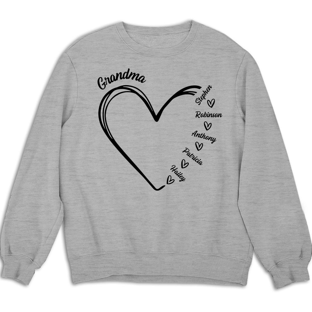 Grandma Is The Best - Personalized Custom Sweatshirt
