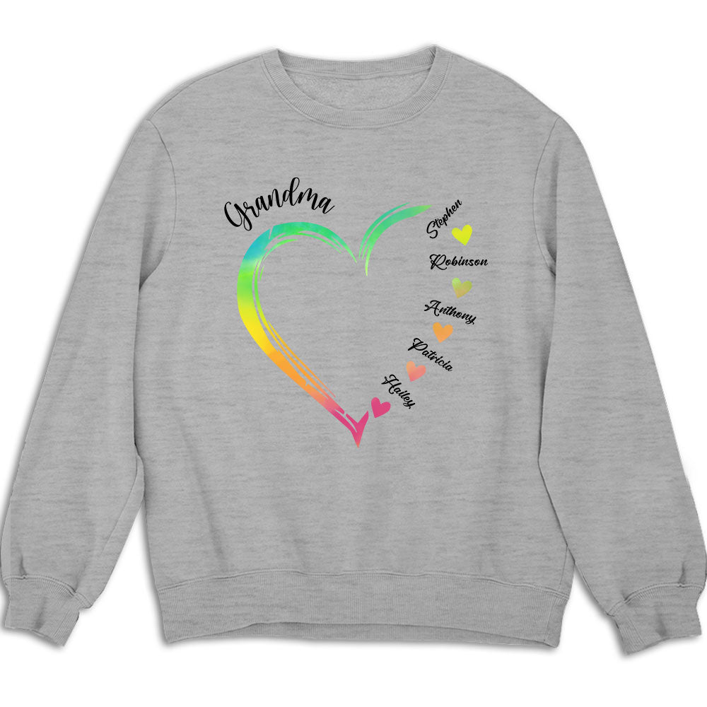 Becoming A Grandmother - Personalized Custom Sweatshirt