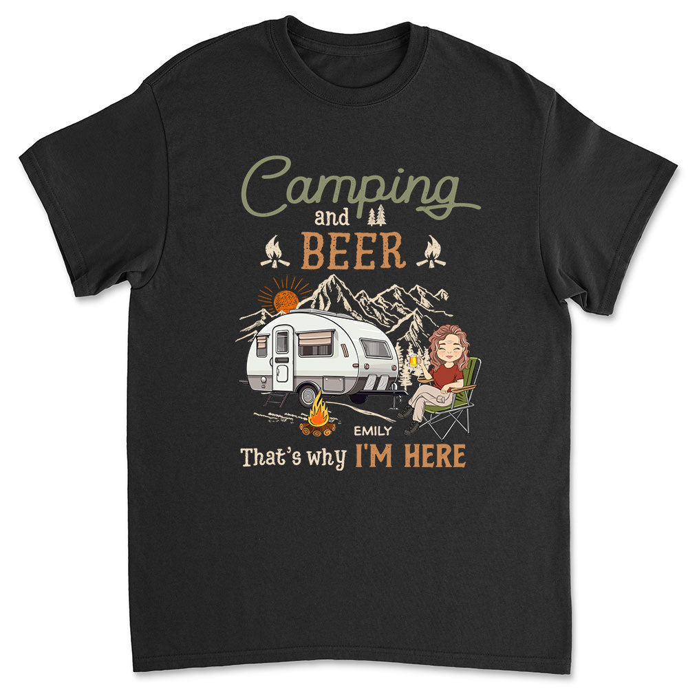 Why Im Here - Personalized Custom Unisex T-shirt