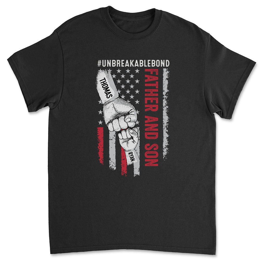Father Son Unbreakable Bond 1st Version - Personalized Custom Shirt