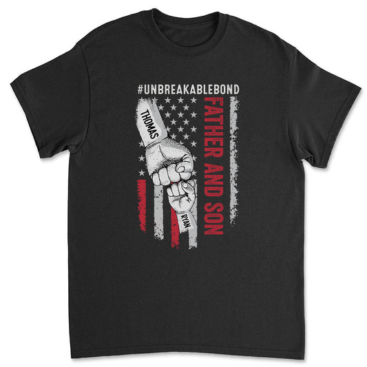 Father Son Unbreakable Bond 1st Version - Personalized Custom Shirt