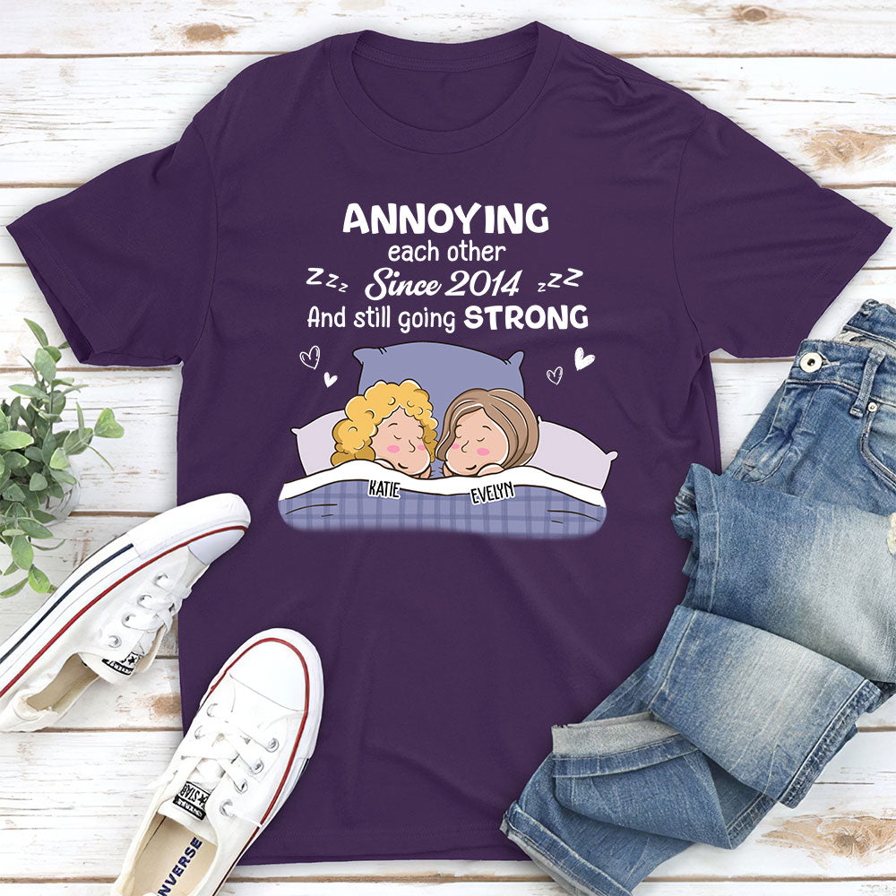 Annoying Sleeping - Personalized Custom Classic T-shirt