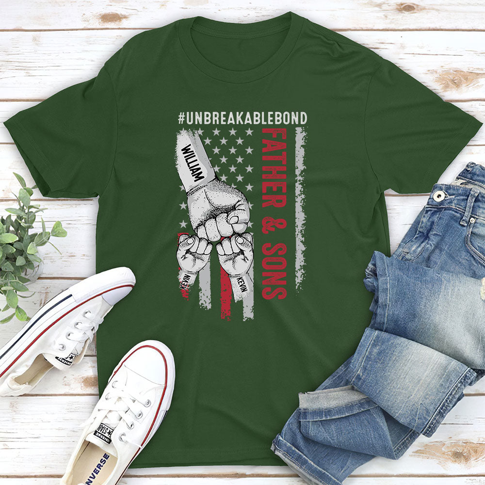 Father Son Unbreakable Bond 1st Version - Personalized Custom Shirt
