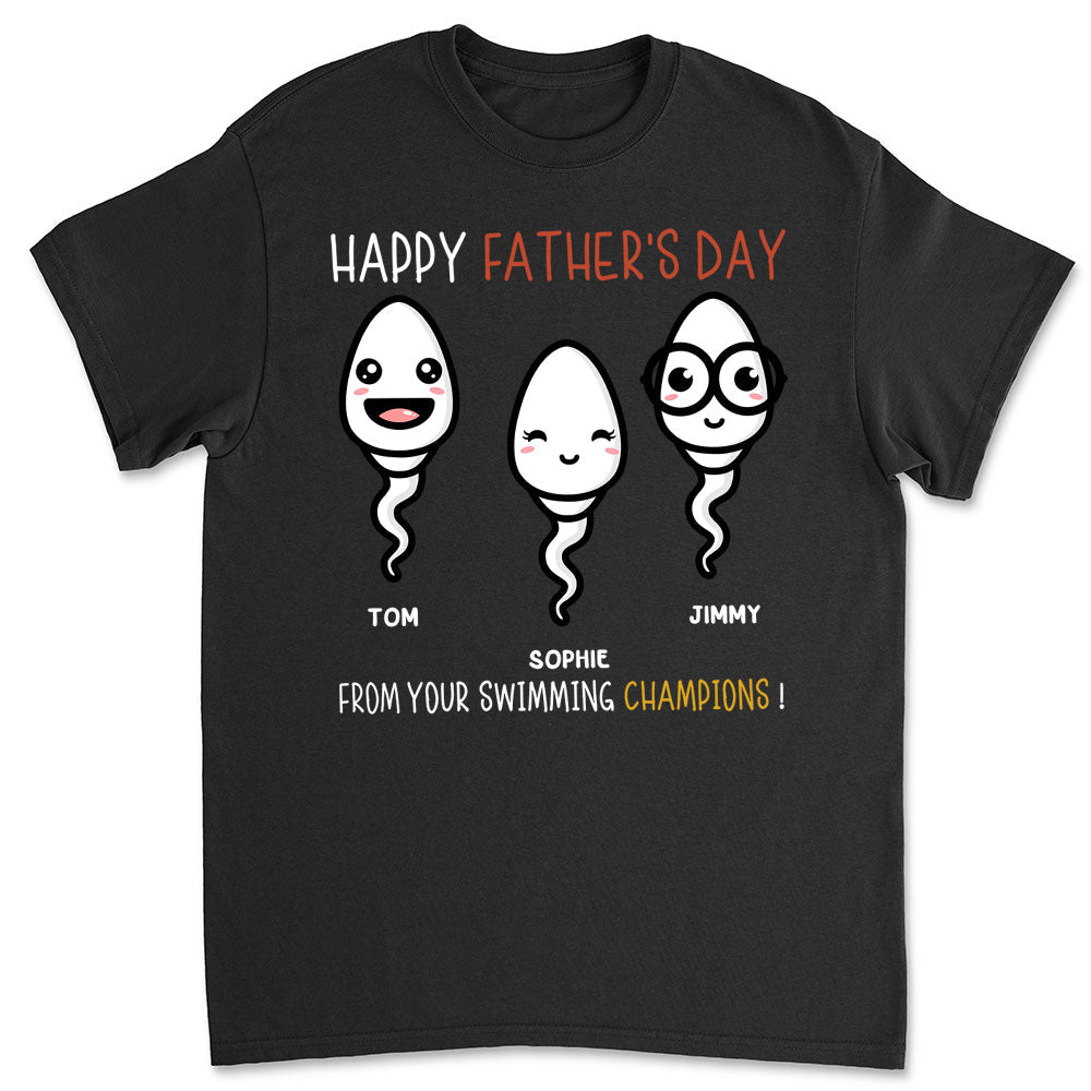 Your Swimming Champions - Personalized Custom Unisex T-shirt