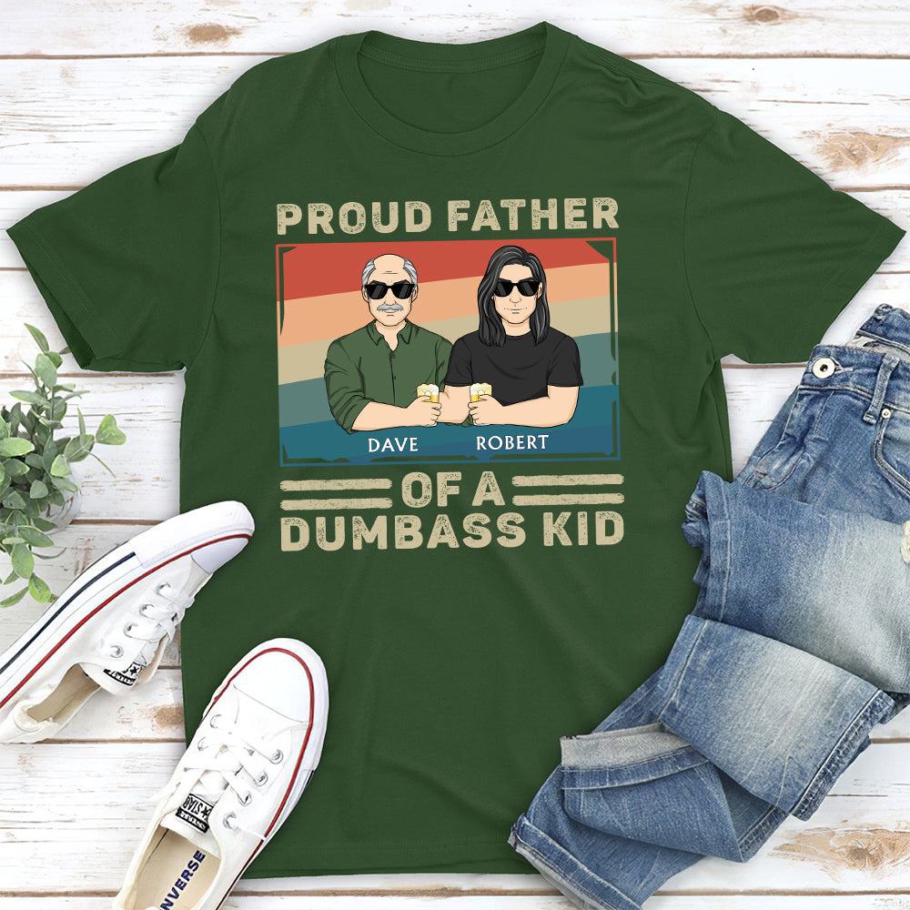 Proud Father Of A Few Kids - Personalized Custom Shirt