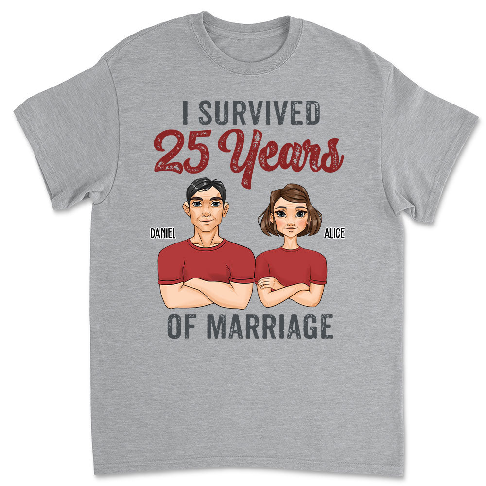 I Survived - Personalized Custom Classic T-shirt