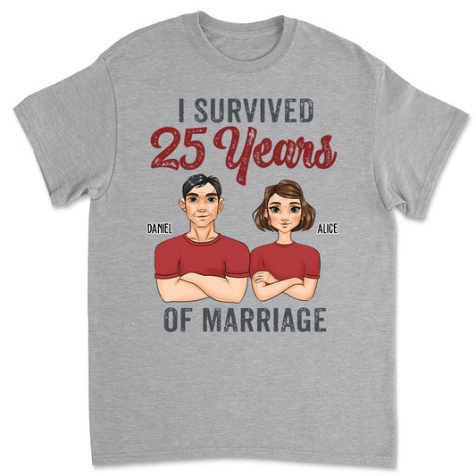 I Survived - Personalized Custom Classic T-shirt