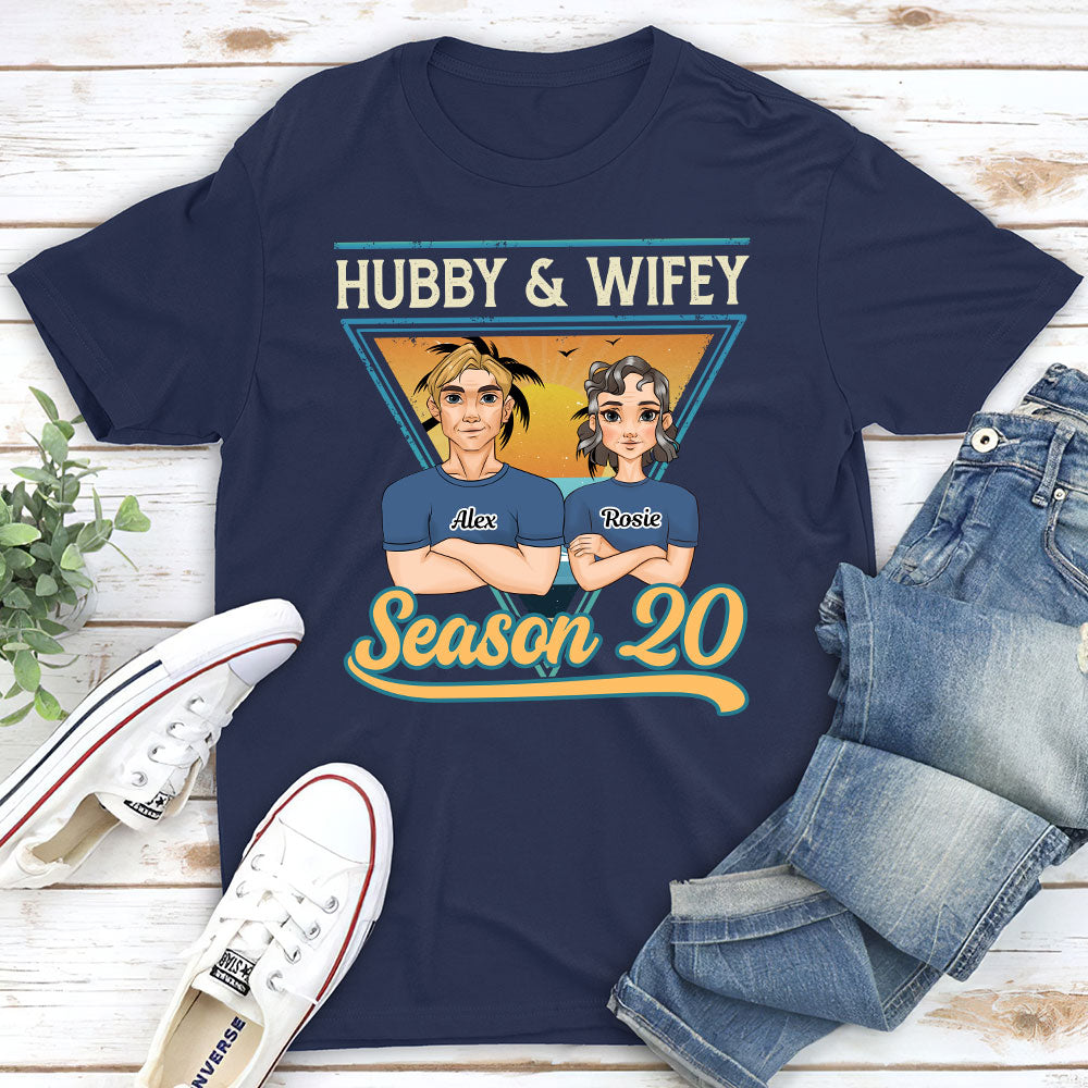 Hubby And Wifey Season  - Personalized Custom Classic T-shirt
