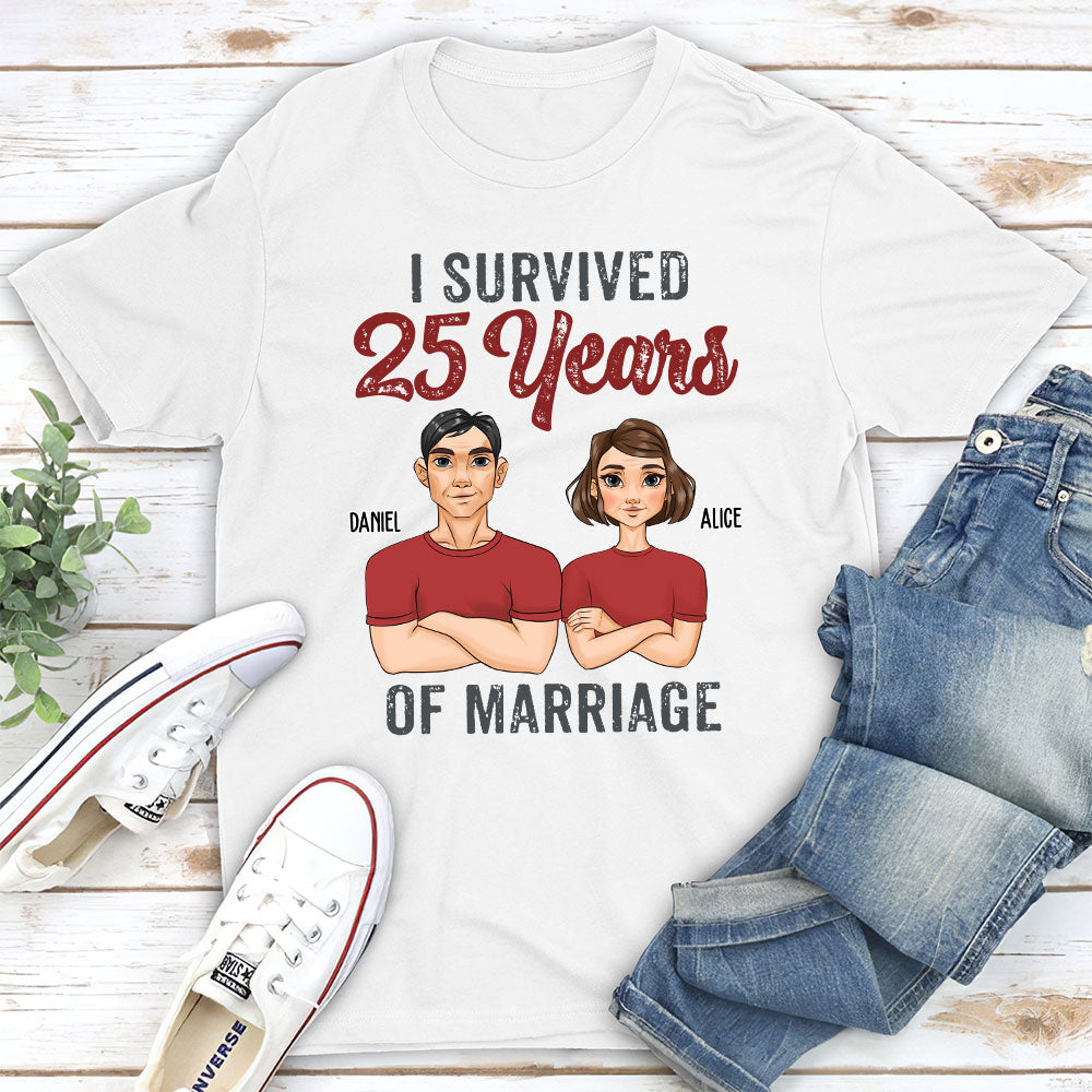 I Survived - Personalized Custom Classic T-shirt