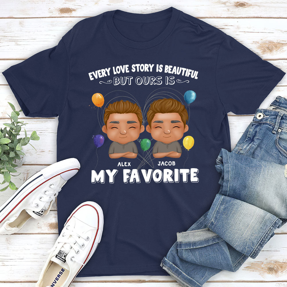 Every Love Story Is Beautiful - Personalized Custom Classic T-shirt