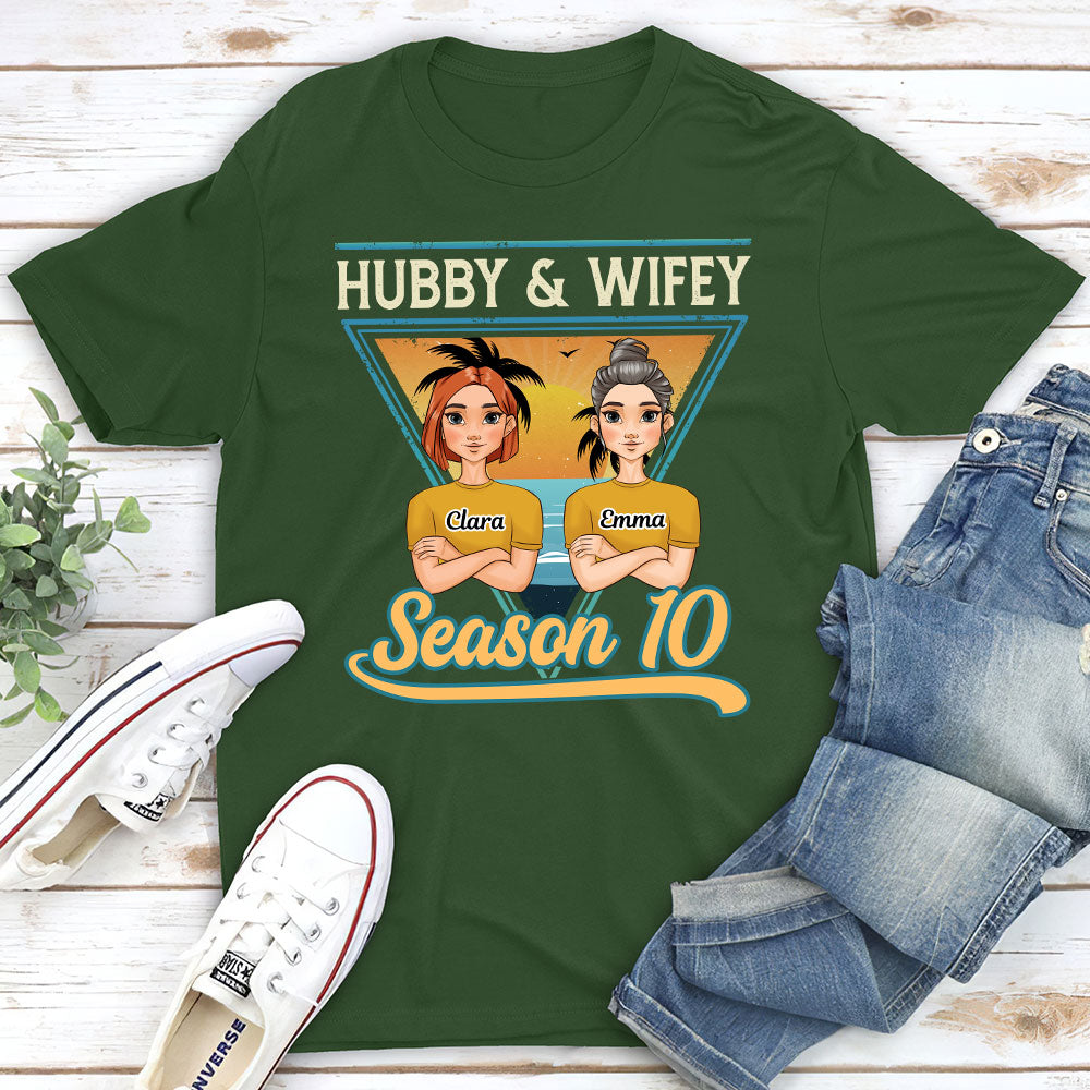 Hubby And Wifey Season  - Personalized Custom Classic T-shirt